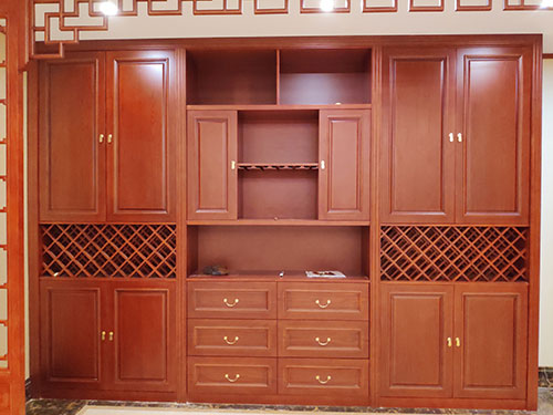 北仑中式家居装修之中式酒柜装修效果图